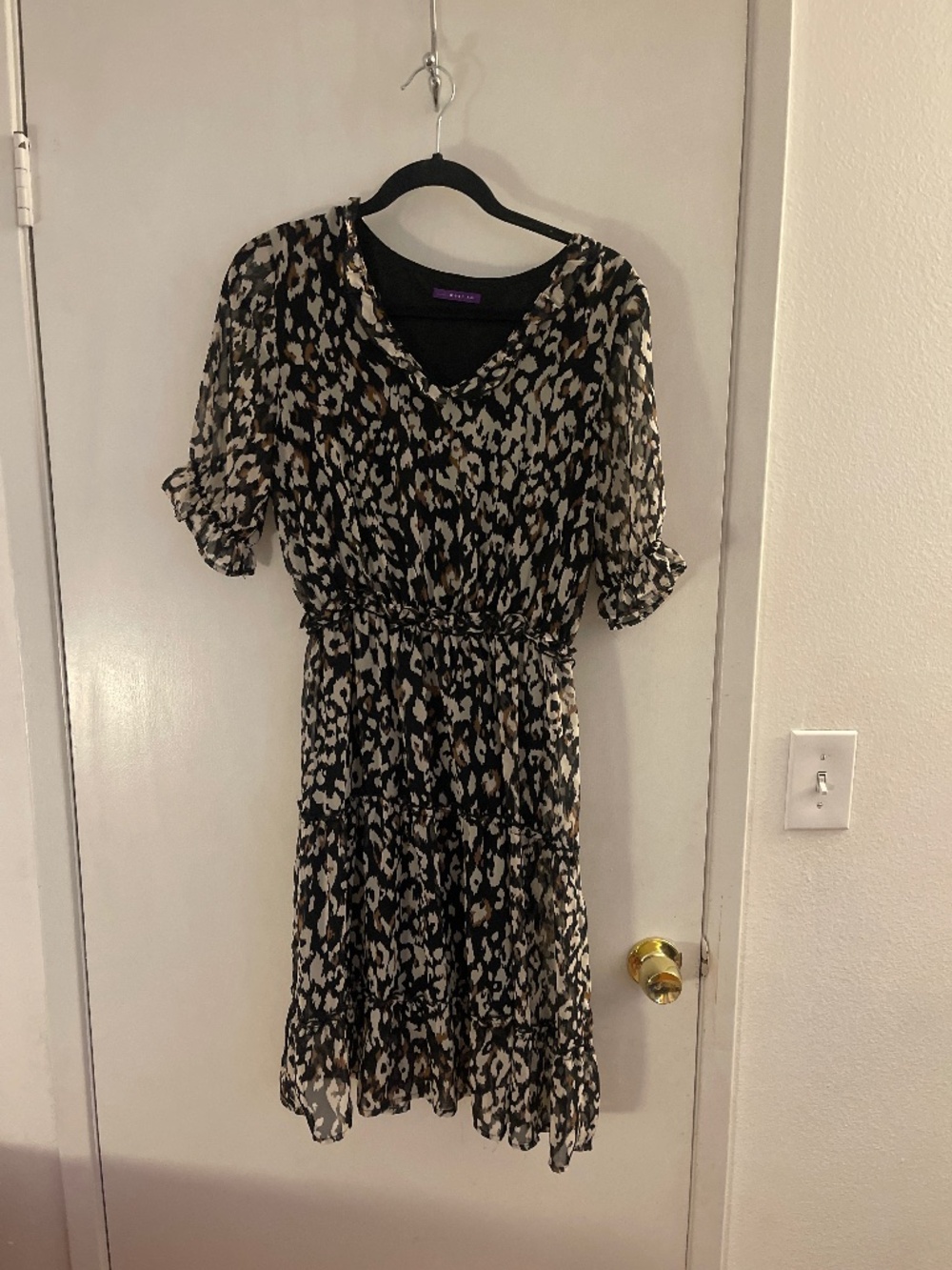West Kei leopard size medium dress